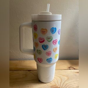sweetheart conversation heart insulated Tumbler new